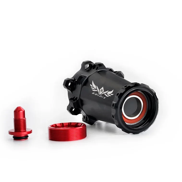 

GOLDIX Lefty Hub MTB XC AM Straight Pull 6 Bolt Disc Brake Left Hand Hub Black 2.0 3.0 115g Front Hub 28H For Lefty 2.0/3.0 Fork