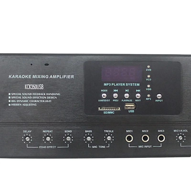 중국 제조 전문 스테레오 앰프 내장 카라오케 앰프