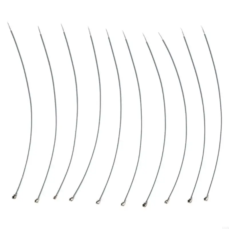 10x 2.4G Receiver Antenna 15cm, Replacement Aircraft Receiver Antenna IPX13 Connector RF113 Silver-plated Wire for Futaba Frsky