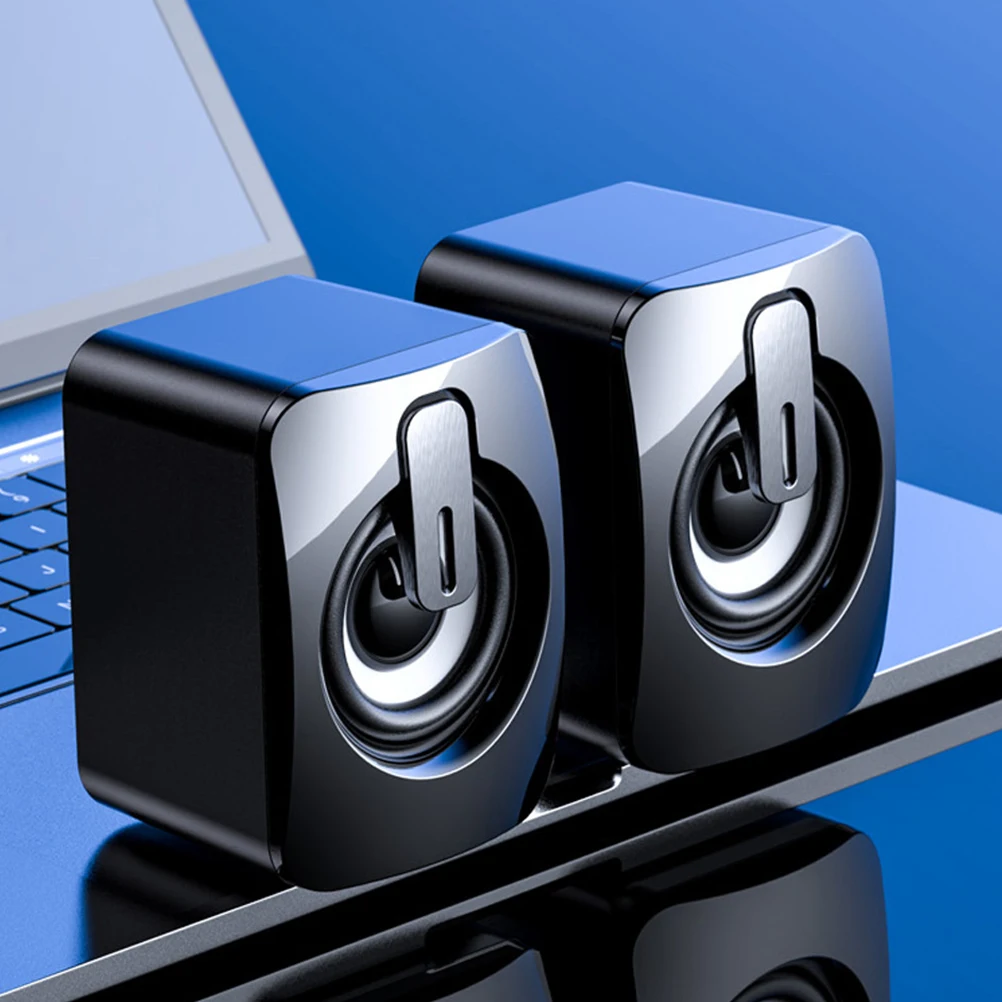 

1Pair Wired Game Speakers USB Powered Desktop Audio 3.5mm Computer Speaker for Pc Laptop Projector Rgb Breathing