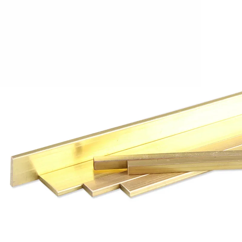Imagem -06 - Latão Barra Lisa Placa Tira Cobre Puro Sólido Metal Placas Material Comprimento 500 mm Espessura mm mm mm mm mm mm H59