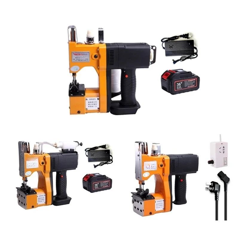 

Walleapc Electric Sewing Machine Handheld Bag Closing Stitcher Automatic Sewer Packing Machine for Rice Leather Snakeskin Bag