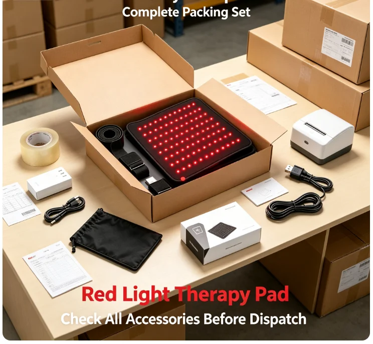 Horse Animal Pet 660nm 850nm Red Light Infrared Therapy Pad Equine Body Relief Wrap Accessory