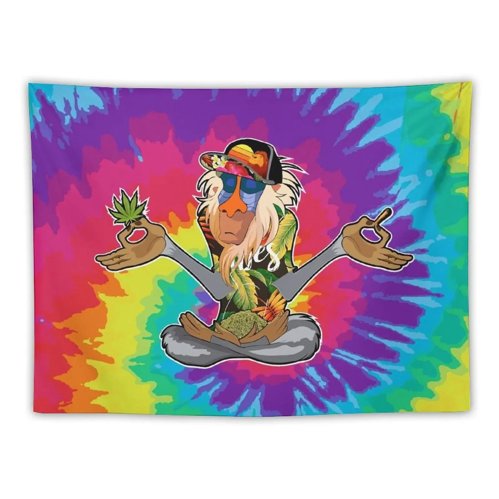 Rafiki Vibes Tapestry Wall Hanging Wall Room Decorations Aesthetic Room Decor Aesthetic Tapestry