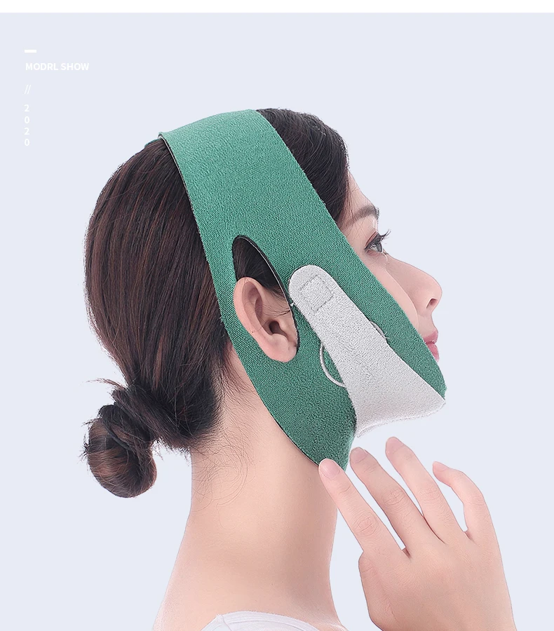 フェイスチンチークリフトアップスリミングVラインリフトアップアンチリンクルマスクスリムダブルチンネックベルトストラップバンドビューティーツール