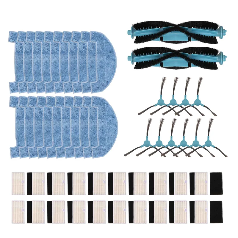 CMHI-For Ultenic D10 Main Side Brush Hepa Filter Mop Cloth Accessories Replacement Spare Parts