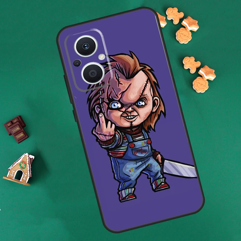 Chucky Doll Horror Movie Case For OPPO Reno 14 F 13 12 11 10 Pro 8T 8 7 Lite Cover For OPPO Find X8 X6 X5 X9 Pro Coque view 6