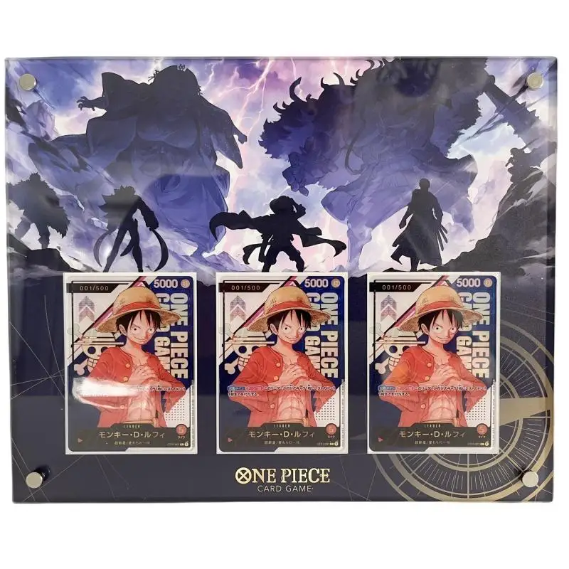 One Piece Card Brick Monkey D Luffy Shanks Portgas D Ace Sabo Eustass Kid Opcg Diy Acrylic Action Toy Figur Game Collection