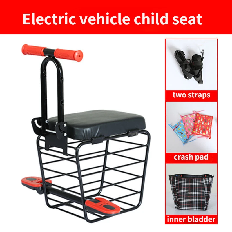 Electric Vehicle Child Seat Front Universal Battery Vehicle Baby Child Storage Electric Vehicle Baby Child Seat