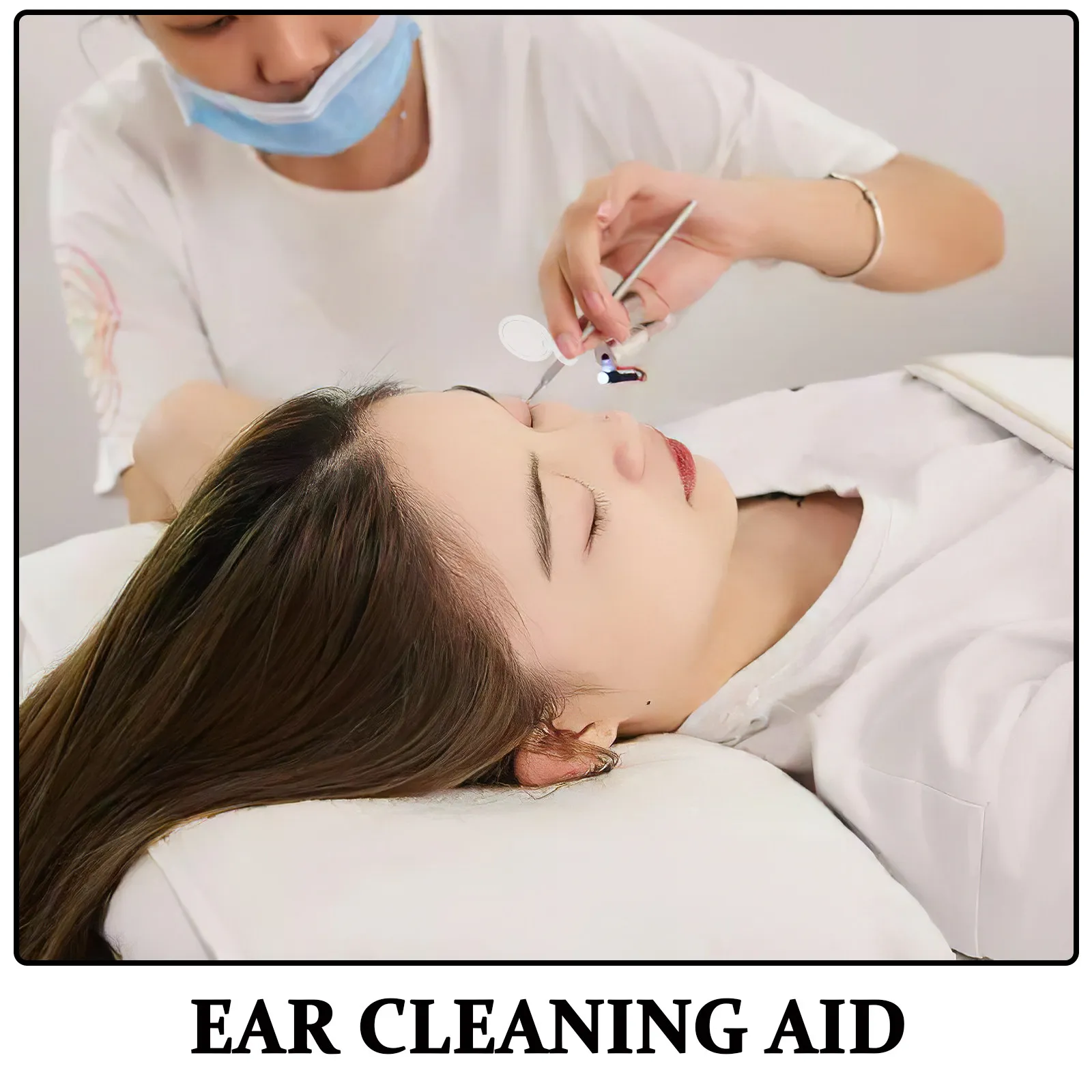 10Pcs Ear Cleaning Aid with Acrylic Magnifying Lens Adjustable Focus for Earwax Removal Comprehensive Kit Userfriendly Ear Care
