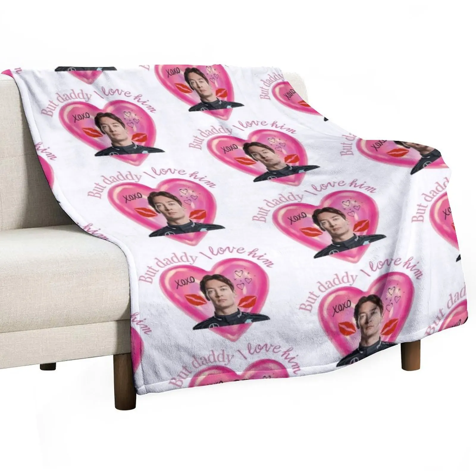

But daddy I love George Russell Throw Blanket Anti Shedding Soft Fuzzy Blanket for Home