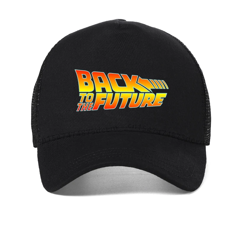 

Delorean Motor Company hat classic movie Back To The Future baseball cap unisex summer cool Mesh hat adjustable Snapback hats
