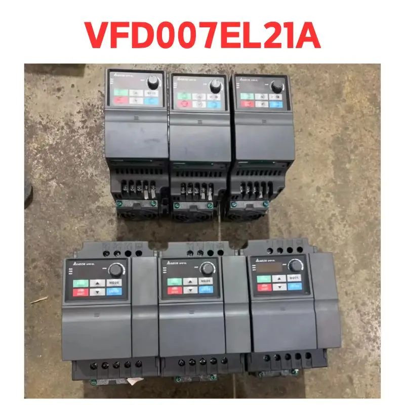 

second-hand inverter VFD007EL21A, function well Tested well and shipped quickly