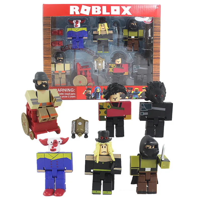 

Фигурки Roblox, 2,5 дюйма, на тему ночи оборотней, 6 шт., коллекционные виртуальные куклы с аксессуарами, подарочный набор для детей