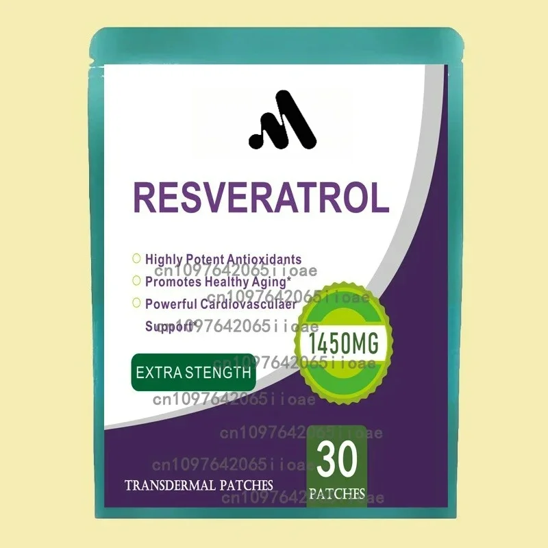 

Транспьютерные пластыри Resveratrol Антиоксидант помогает поддерживать антивозрастную и иммунную систему 30 пластырей
