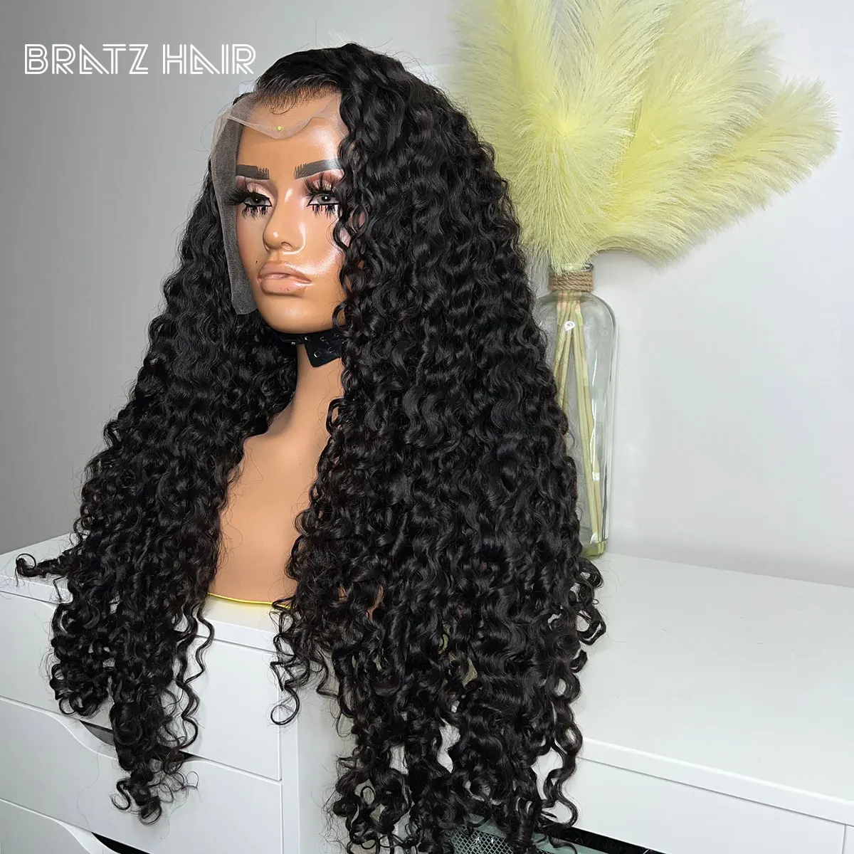 

250 Density 13x6 Water Wave Lace Front Wigs Pre Plucked Deep Wave 13x4 Transparent Lace Frontal Wigs 4x4 5x5 Closure Wig