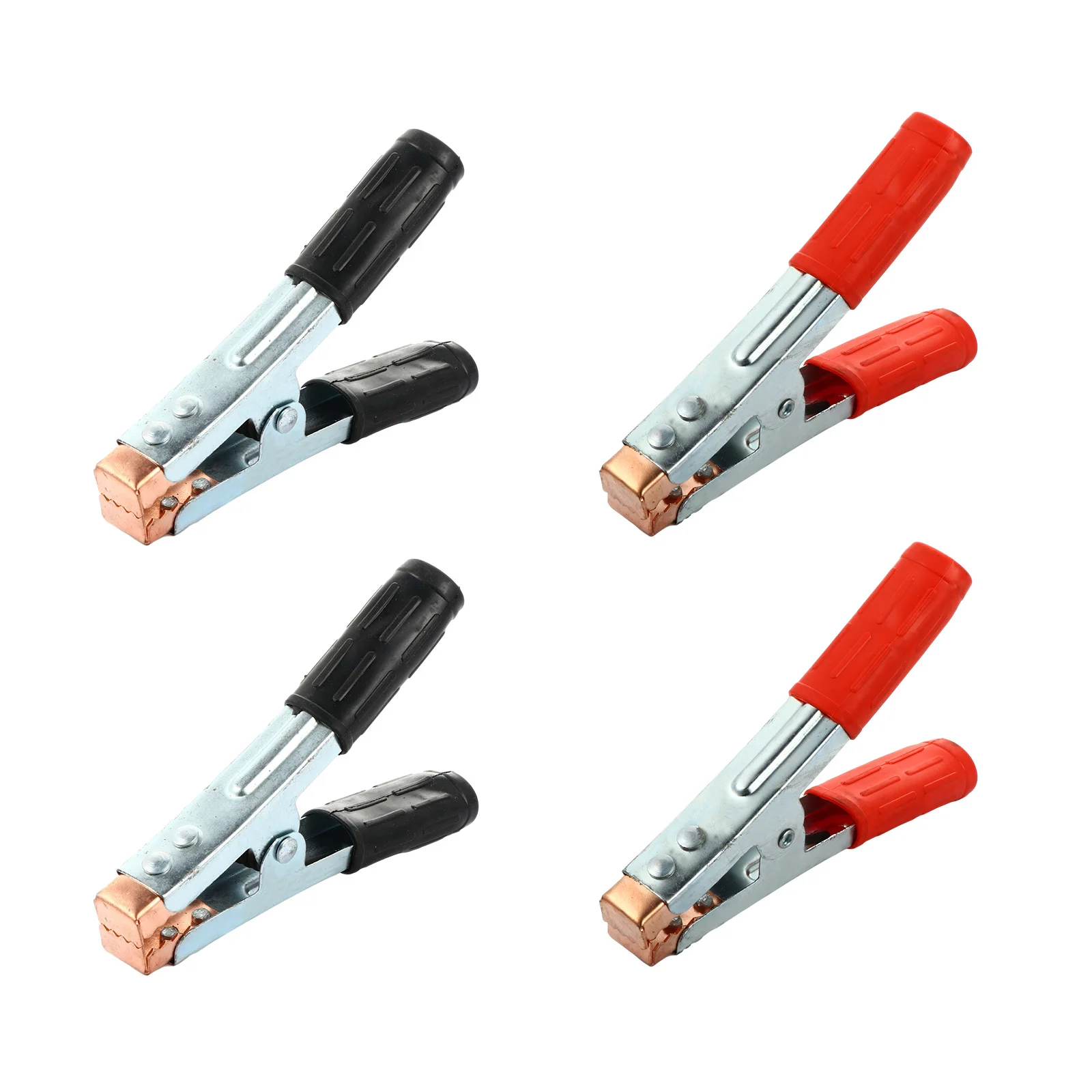 

4Pcs Premium Copper Charging Clip Heavy Duty Alligator Test Clamp for Auto Electrical System Efficient Conductivity Safe