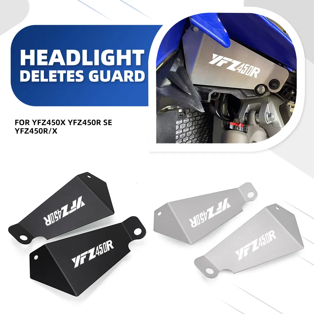 

For Yamaha YFZ450X YFZ450R SE YFZ450R/X Headlight Deletes Guard YFZ 450X 450R/SE 2009-2024 2023 2022 2021 2020 ATV Accessories