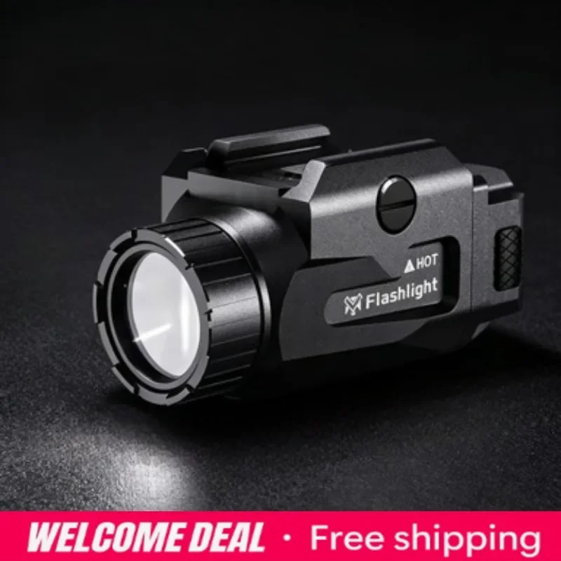 800 Lumen Full Metal Hobby Model Light Multi Brightness & Flash Modes USB Recharge With Screwdriver & Storage Pouch