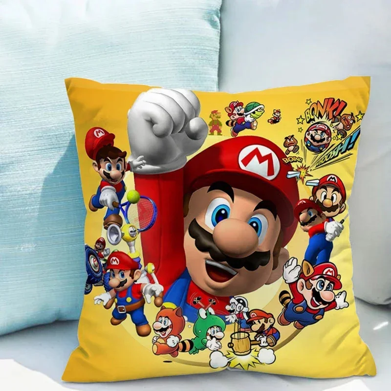 Marioes Couch Pillowcase for Bedroom Cushion Cover 40x40cm Car Sofa Cushions Covers  Size Bedding Pillows 40x40 CM