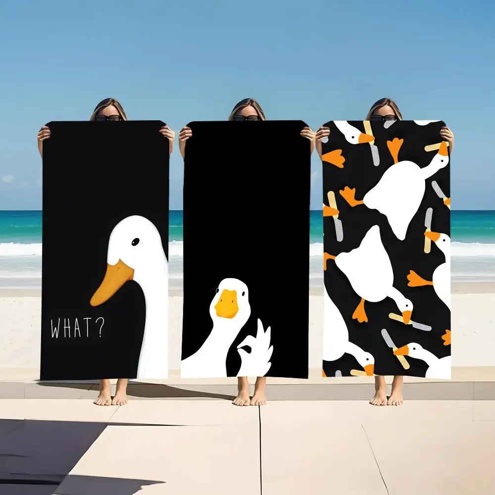 

U-Untitled Goose Game-S Towel Microfiber beach towel, quick-dry, sand-free, ultra-fine fiber, super soft.