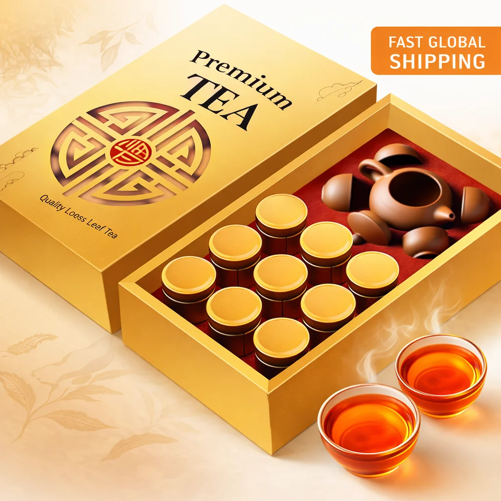 China Creativity Tea tinplate sealed can, square can, green tea, black tea, rock tea, half a catty of tea packaging can