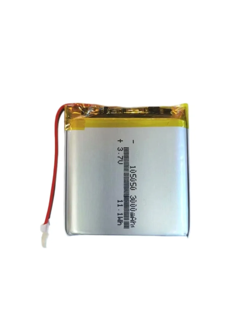 105050 Lithium Polymer Battery, 3.7V Rechargeable Cell 3000mAh with  Protection Board for Heated Clothes & Hand Warmers