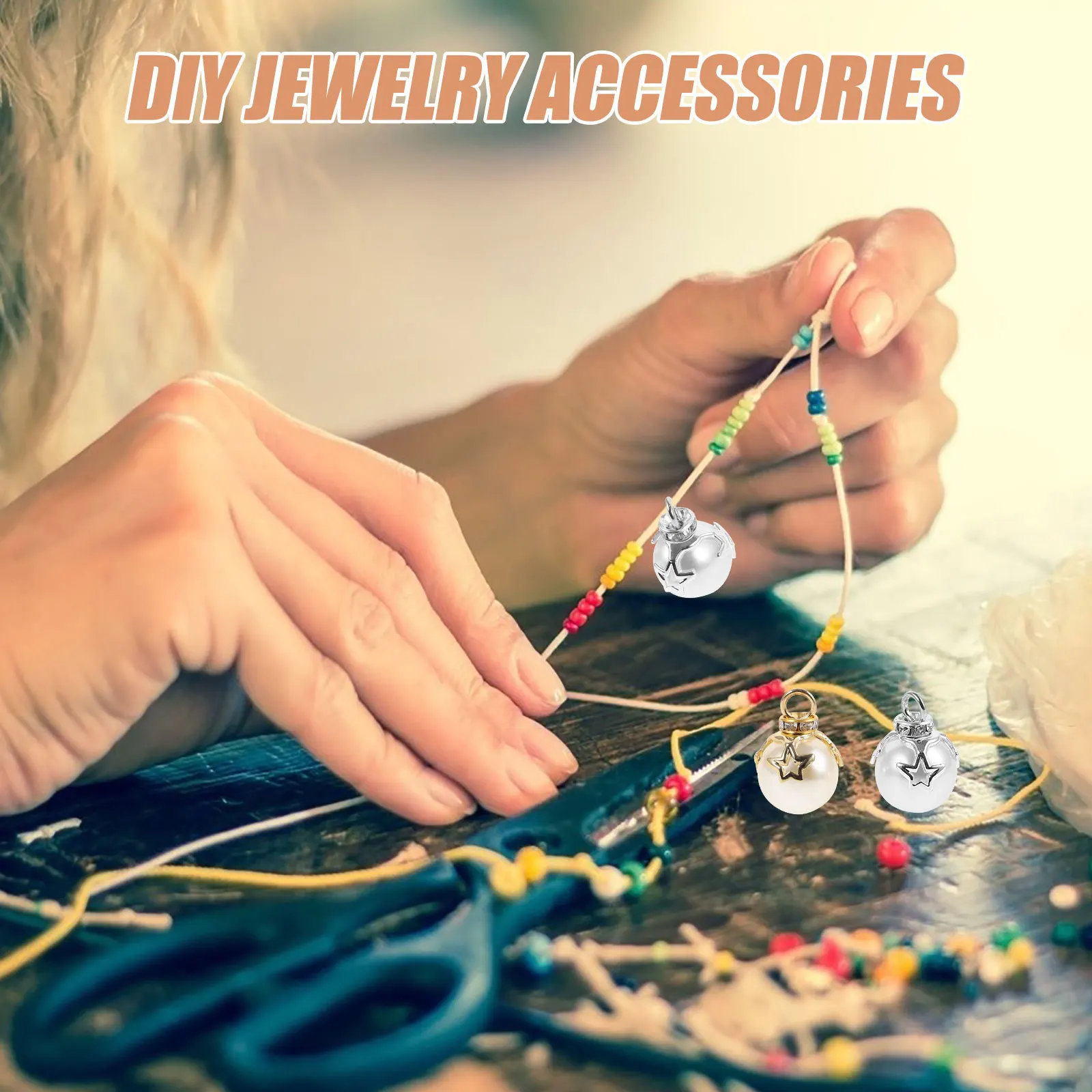 

40 шт., подвески для ювелирных изделий «сделай сам», подвески с пятью звездами, серьги, браслеты, ожерелья, принадлежности для изготовления жемчужных подвесок, аксессуары