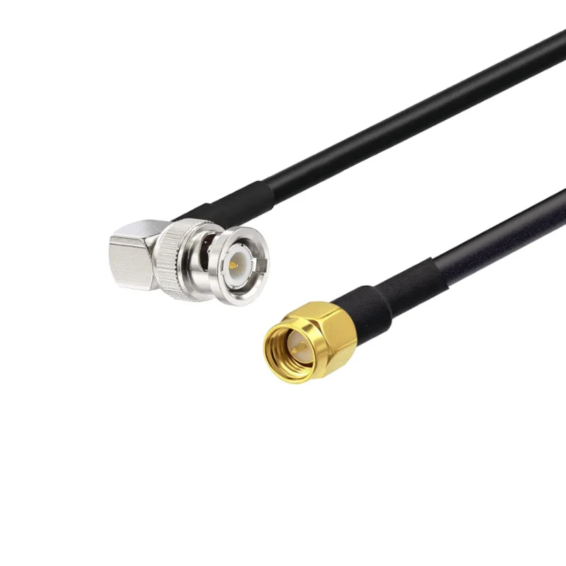 RG58 Coaxial Cable BNC Male to SMA Male Low Loss 50 Ohm for Antennas, Wireless LAN, RF Coaxial Devices, Wi-Fi, Radios