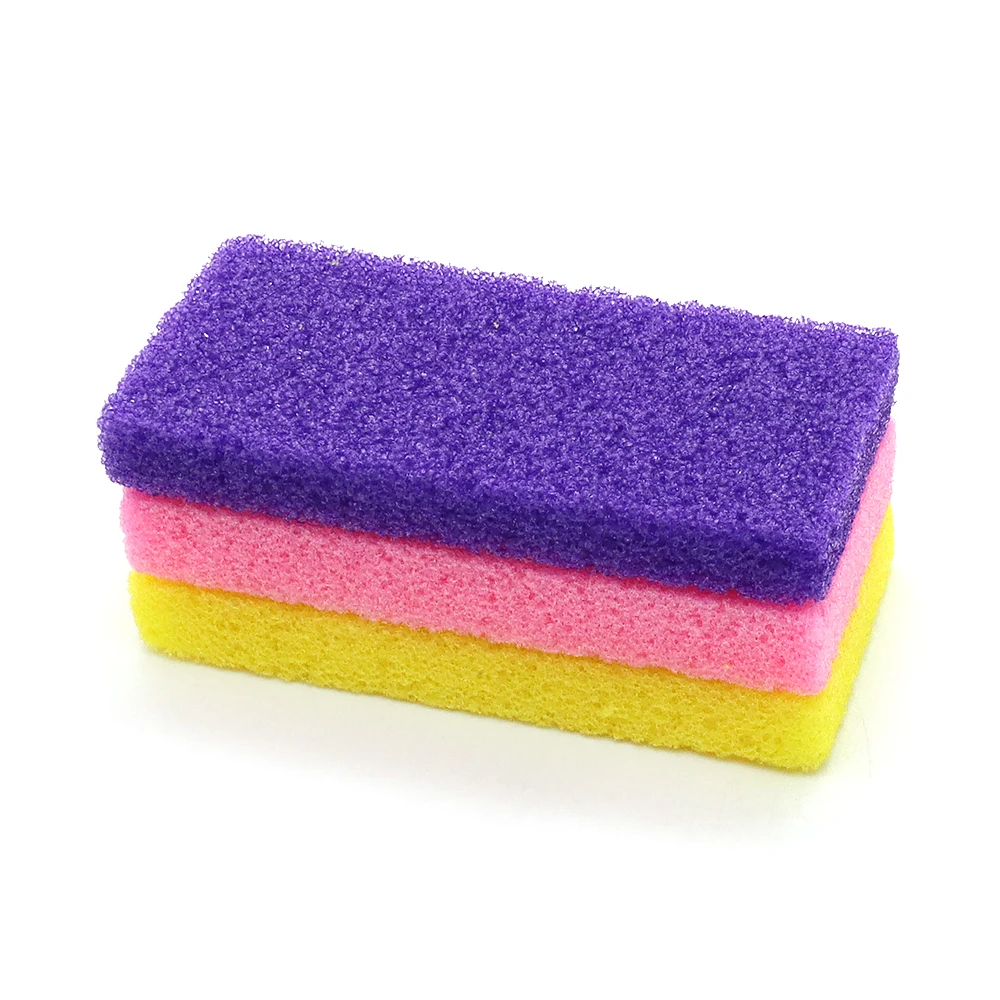 100 Pz Piede Pietra Pomice Piedi Rimozione Del Callo Strumenti di Pedicure Esfoliante Del Piede Scrubber Rimozione Della Pelle Morta Riparazione Tallone Screpolato