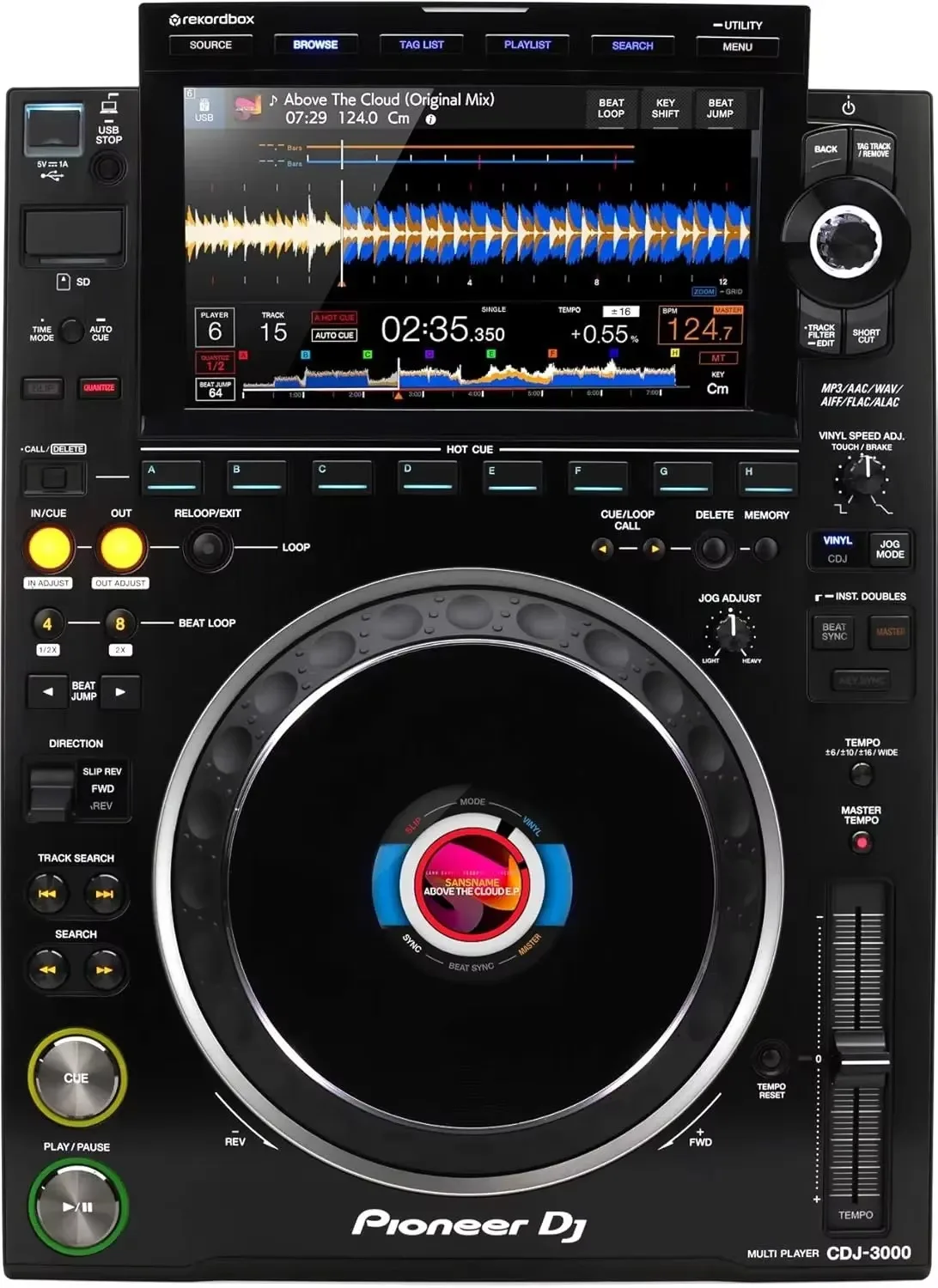 NIEUW OP VOORRAADVERKOOP OP Pioneer DJ CDJ-3000 professionele multispeler