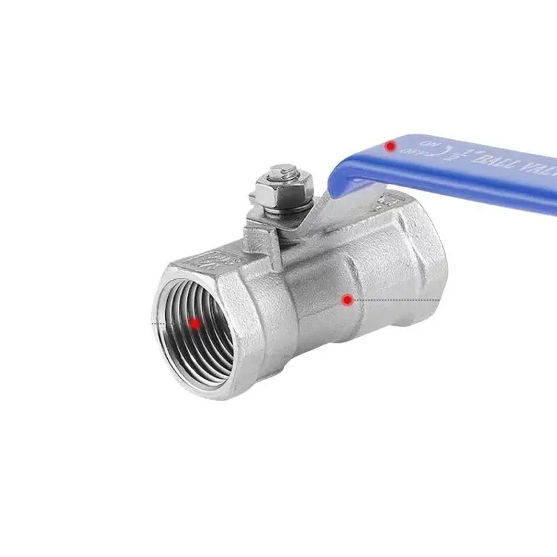 Food Grade SS304 Stainless Steel Ball Valve Female BSPT Thread 1/4