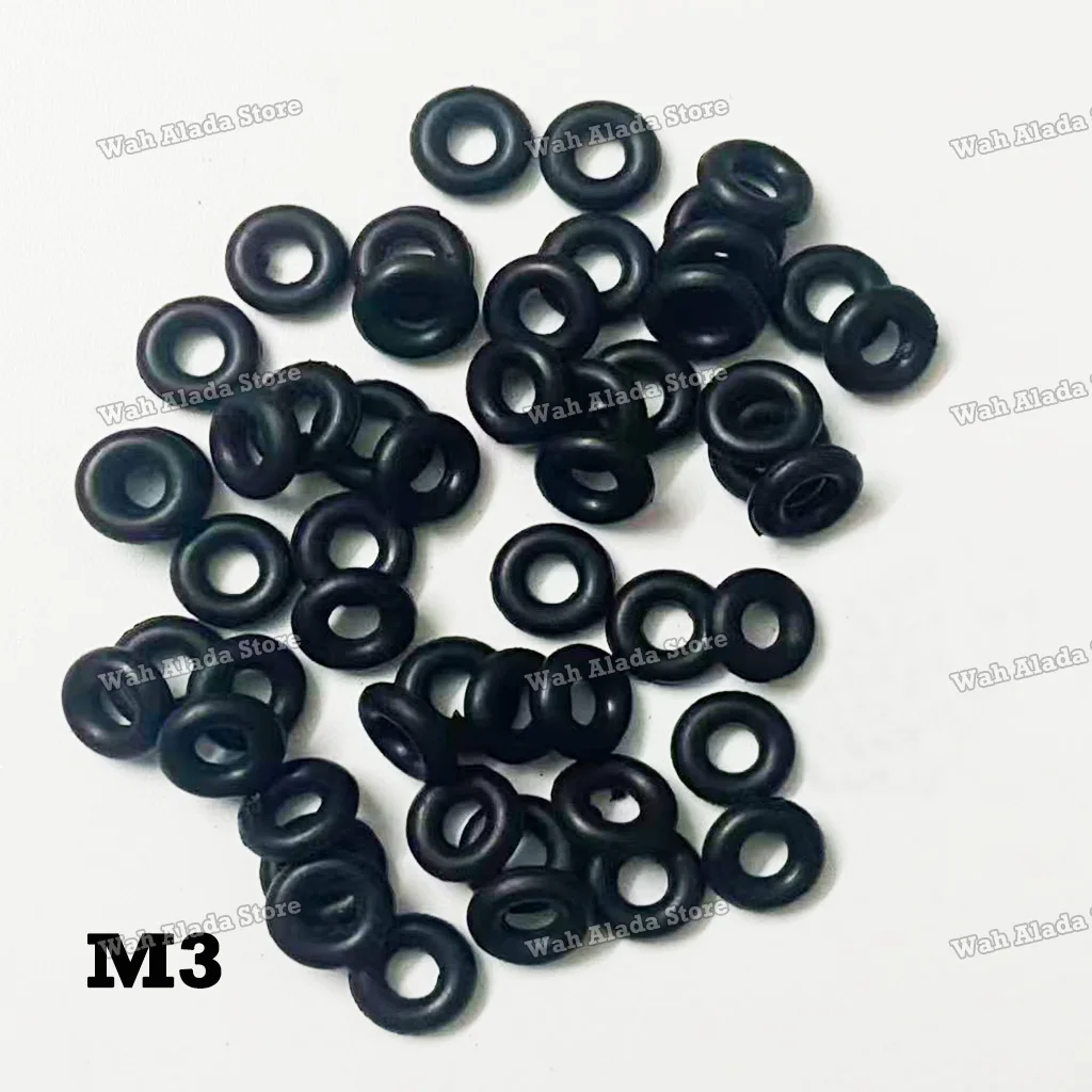 50 Stück M2 M3 O-förmige Silikon-Gummi-Unterlegscheiben Stoßdämpfer für F3 F4 Flugsteuerung F405 F411 30A 40A RC ESC Dämpfungsteile – Detail 4