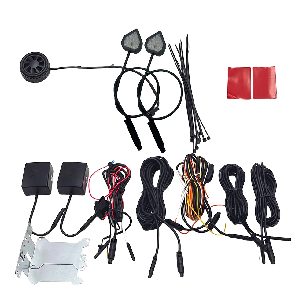 

1 комплект, автомобильная система обнаружения слепых зон, 24 ГГц, BSD, напоминание о выледении полости, аксессуары для световых сигнальных ламп