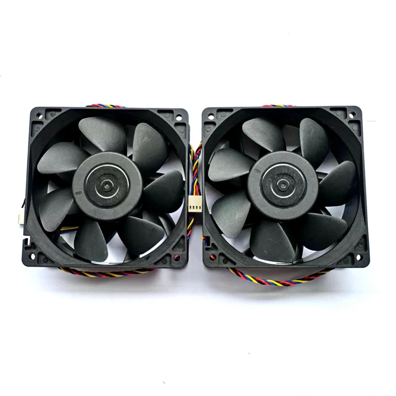 QFR1212GHE 6000RPM PWM Speed Control Fan Cooling Fan 4Wire 12V 2.7A For S7 S9 S11 S15 T9 T17 L3 For Bitcoin Miner