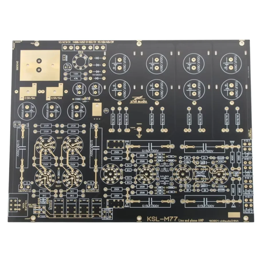 HiFi 6X4+12AY7 Audio-Vorverstärker PCB Stereo-Röhrenvorverstärker Bare Board Nach KSL M77 Vorverstärker-Schaltkreis