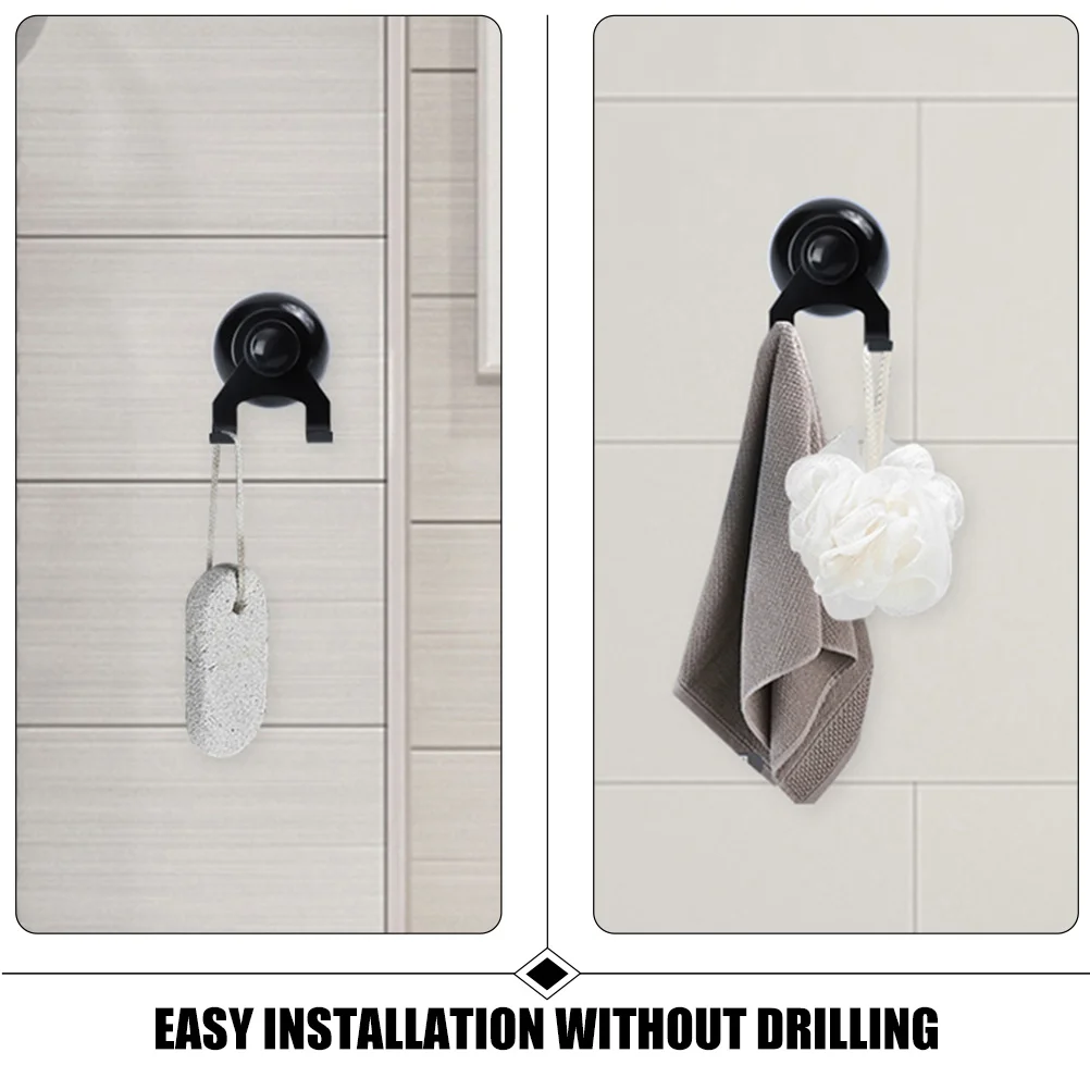 Ganchos de ventosa de plástico y acero inoxidable 201, 2 uds., fácil de aplicar, quitar, versátiles, para uso en el hogar y la Oficina