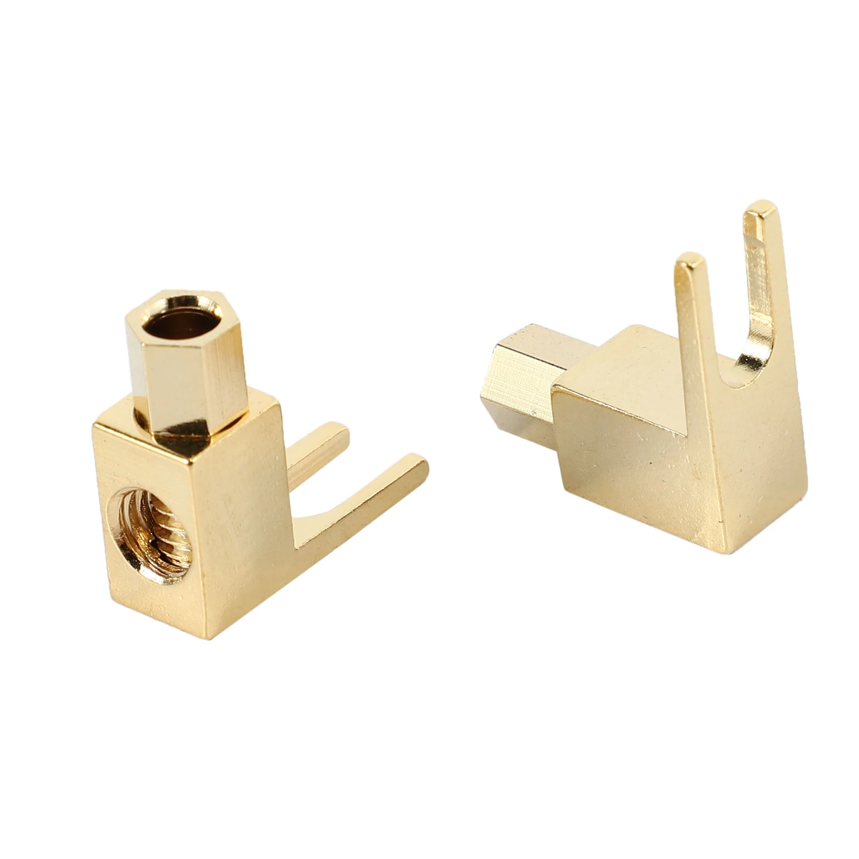 Smart-8 Pcs Total Hi-End Banana To Spade Adapter Plug/Speaker Cable Connector [Wy-Yp01-8/Spade De L/8]