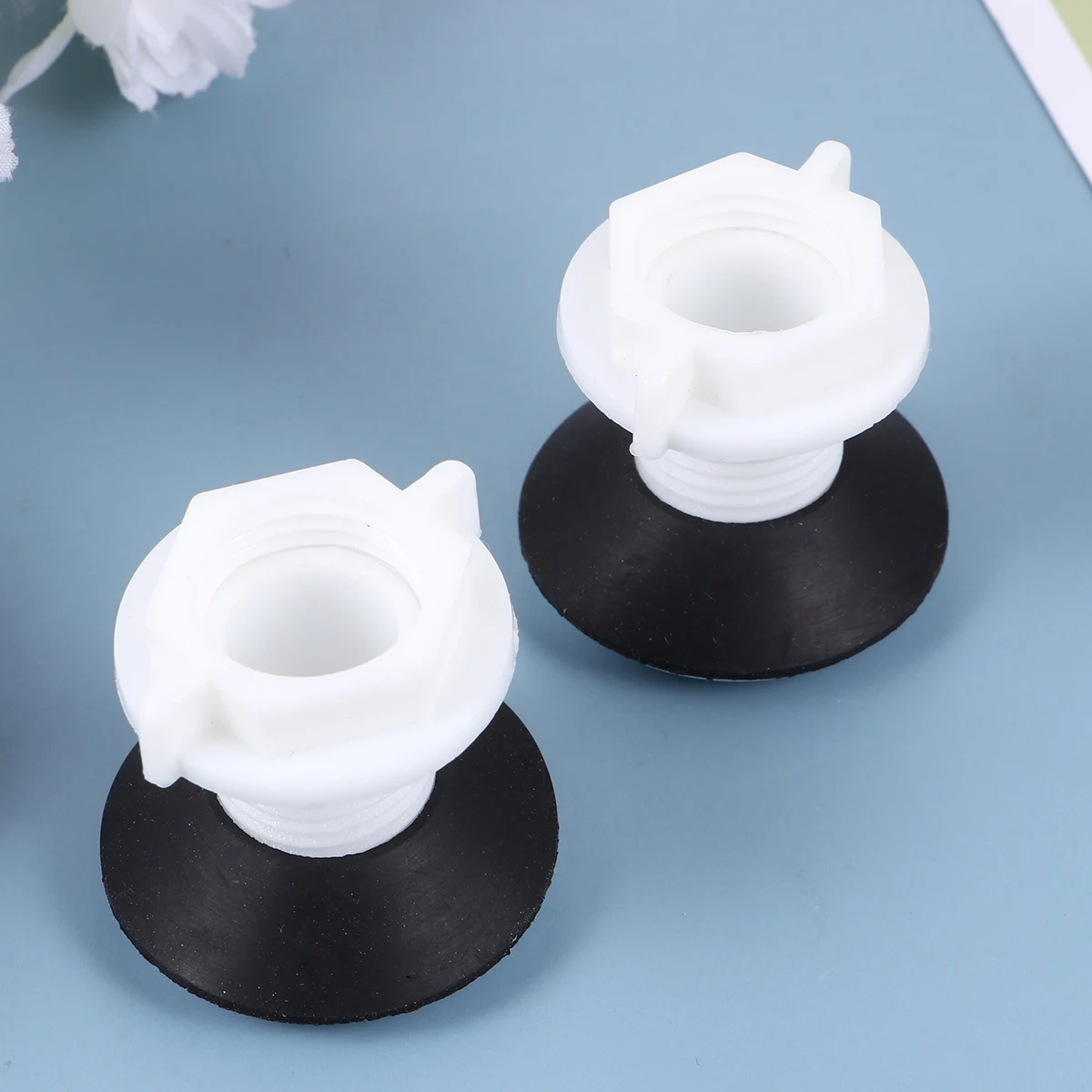 

6pcs Sink Hole Covers Kitchen Drain Plugs Bathroom Stopper Replacement Sprayer Plastic Water Plug Bathtub Laundry Slop Sink
