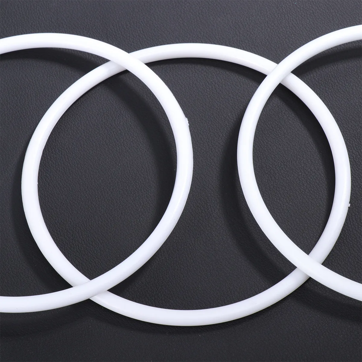 10Pcs Dreamcatcher Ring Set Plastic Craft Rings 16Cm Round DIY Mandala Frame Supplies for Thong Yarn Wrapping Wall