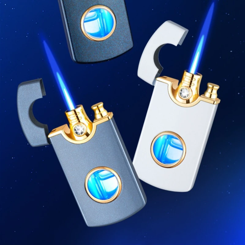 

Metal Jet Welding Torch Lighters Butane Gas Turbo Windproof Lighters Cigar Cigarette Lighters Men's Gifts Outdoor Ignition Tools