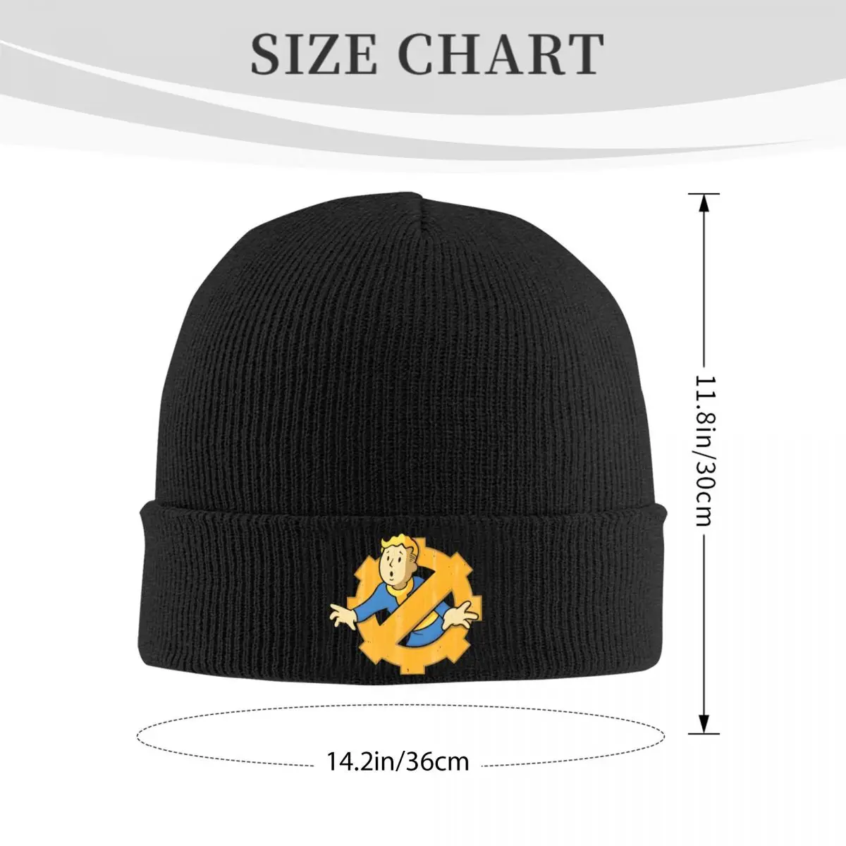 V-Vault Busters Beanie Hats Knit Hat Kpop Thermal Elastic Men Women Caps Winter Graphic Y2K Cool Bonnet Hats Birthday Present