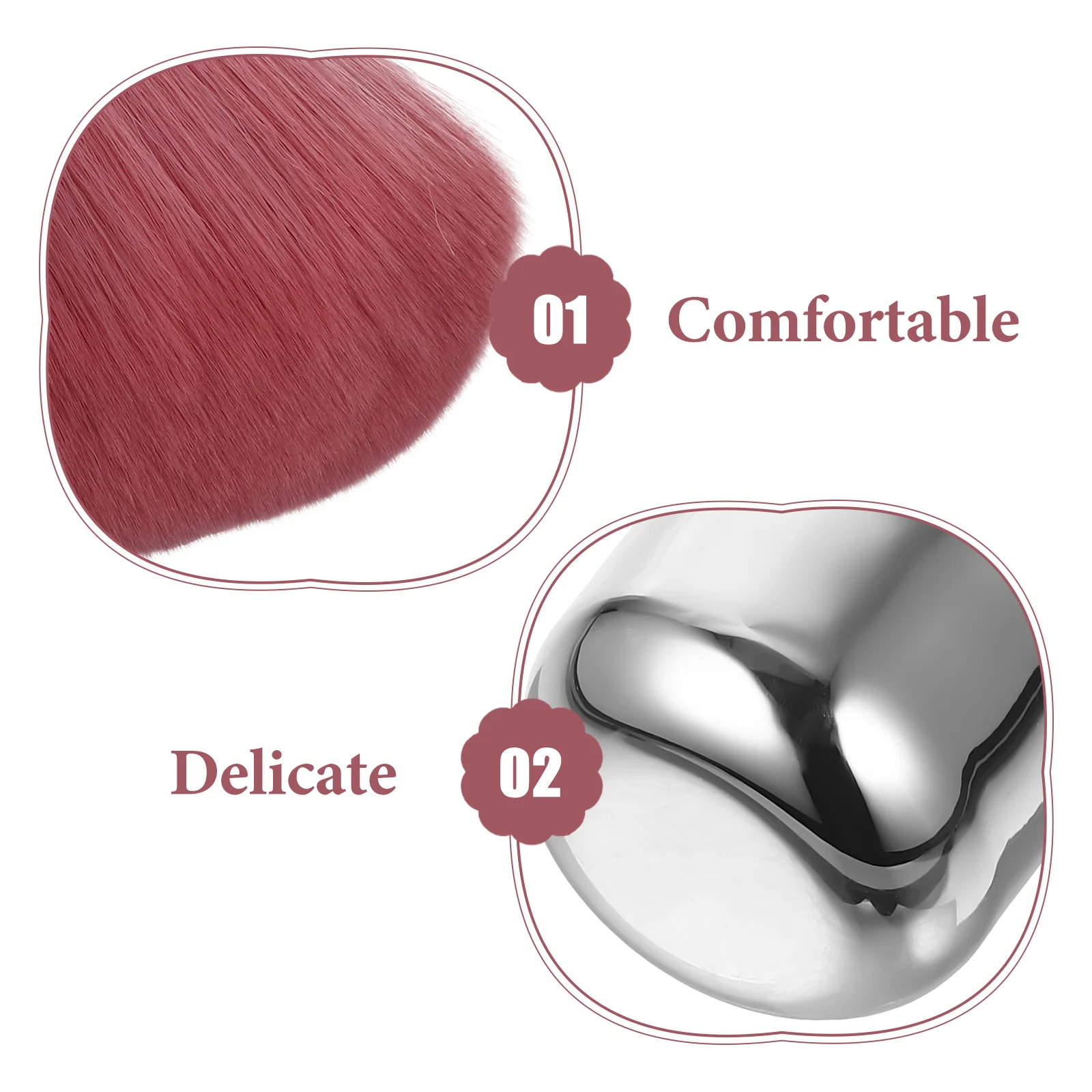 

Travel Mushroom Head Powder Brush Portable Makeup Tool Blush Bronzer Face Brush for Women Tool