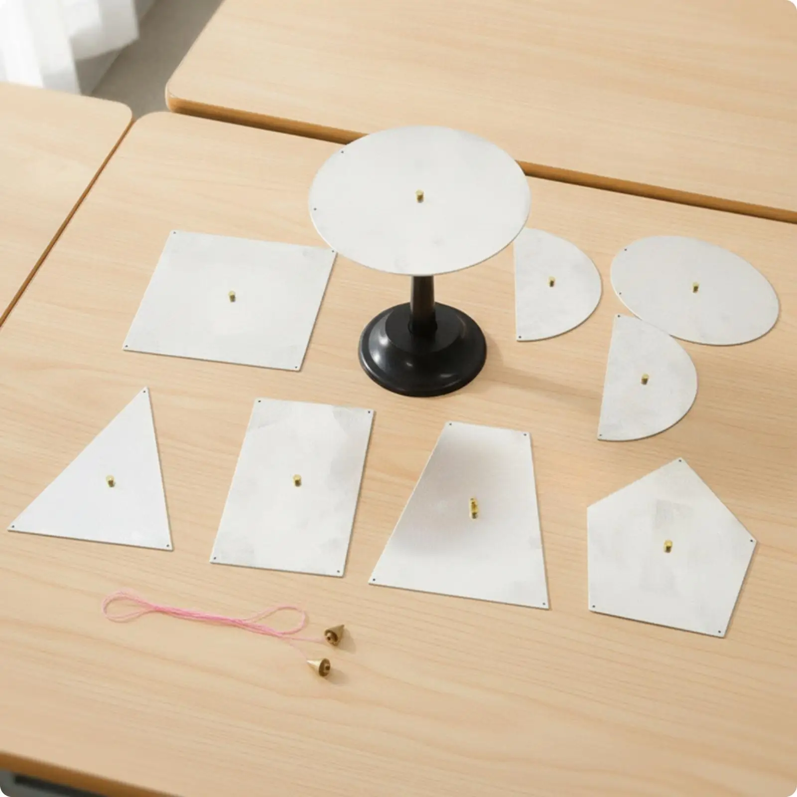 Balance Method Demonstrator for Classroom Use Physics Experiment Kit with Cord and Hanging Parts