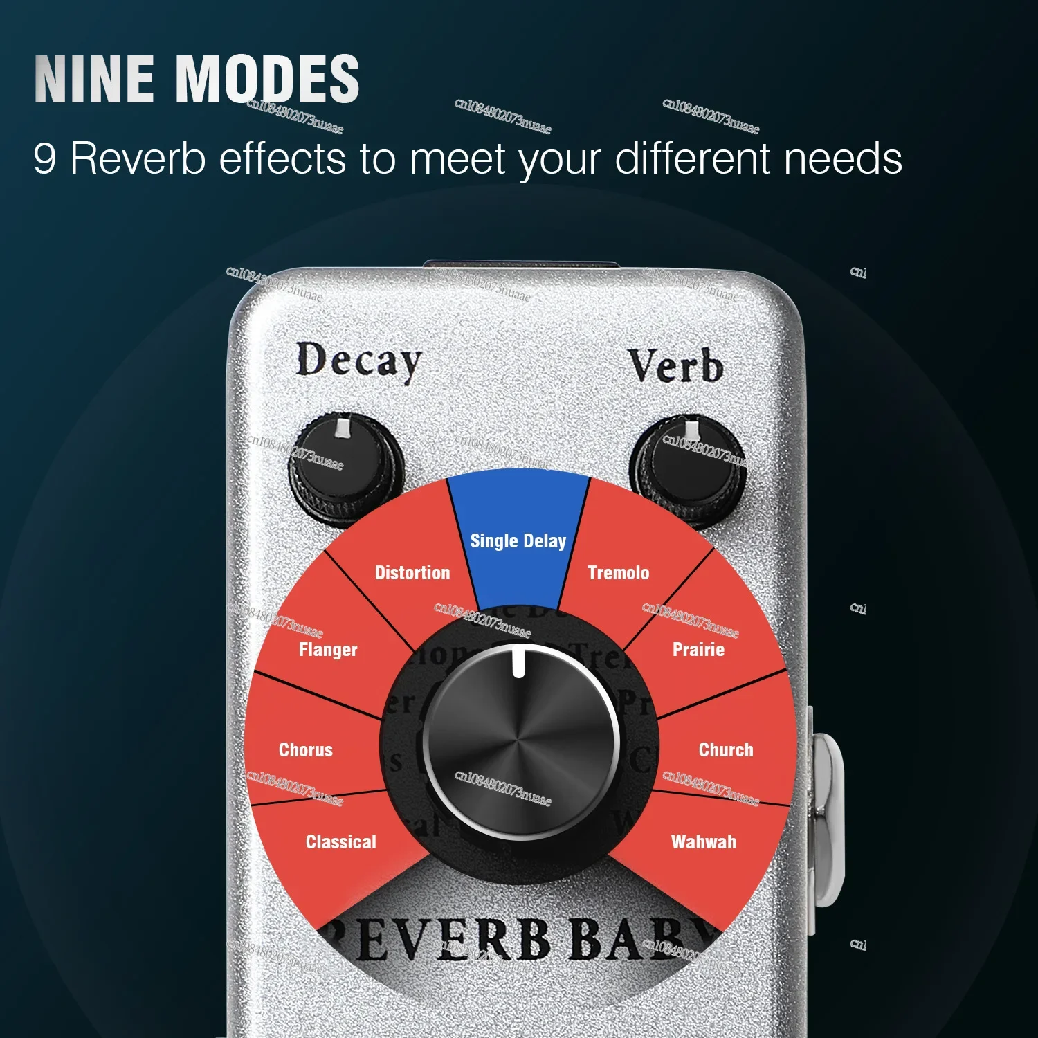 ISET PD-S 9-band Reverb, Distortion REVERB Reverb, Pass-through Reverb