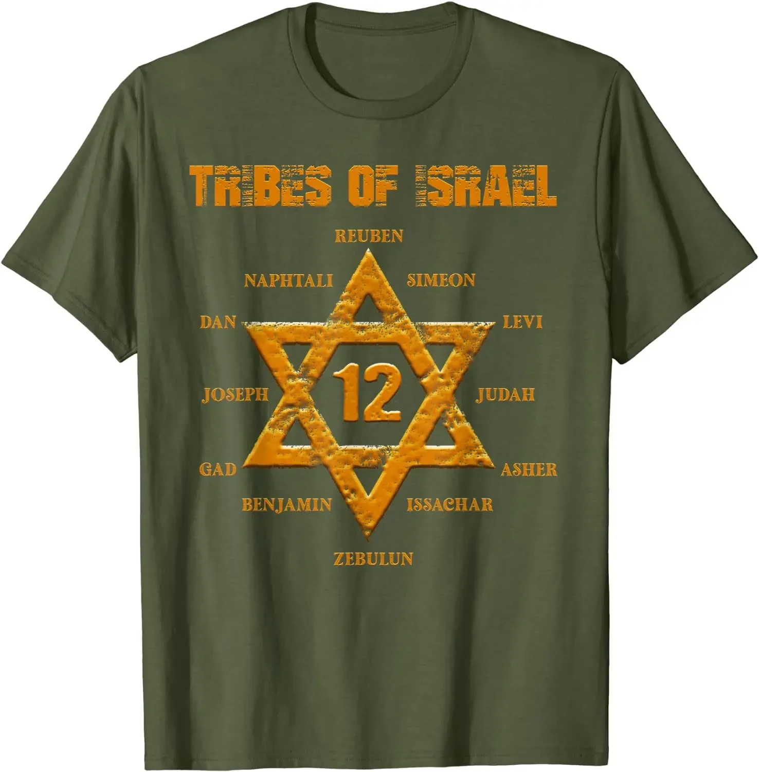 

12 Twelve Tribes of Israel Hebrew Israelite Judah Jerusalem T-Shirt Short Sleeve Casual 100% Cotton O-Neck Shirts