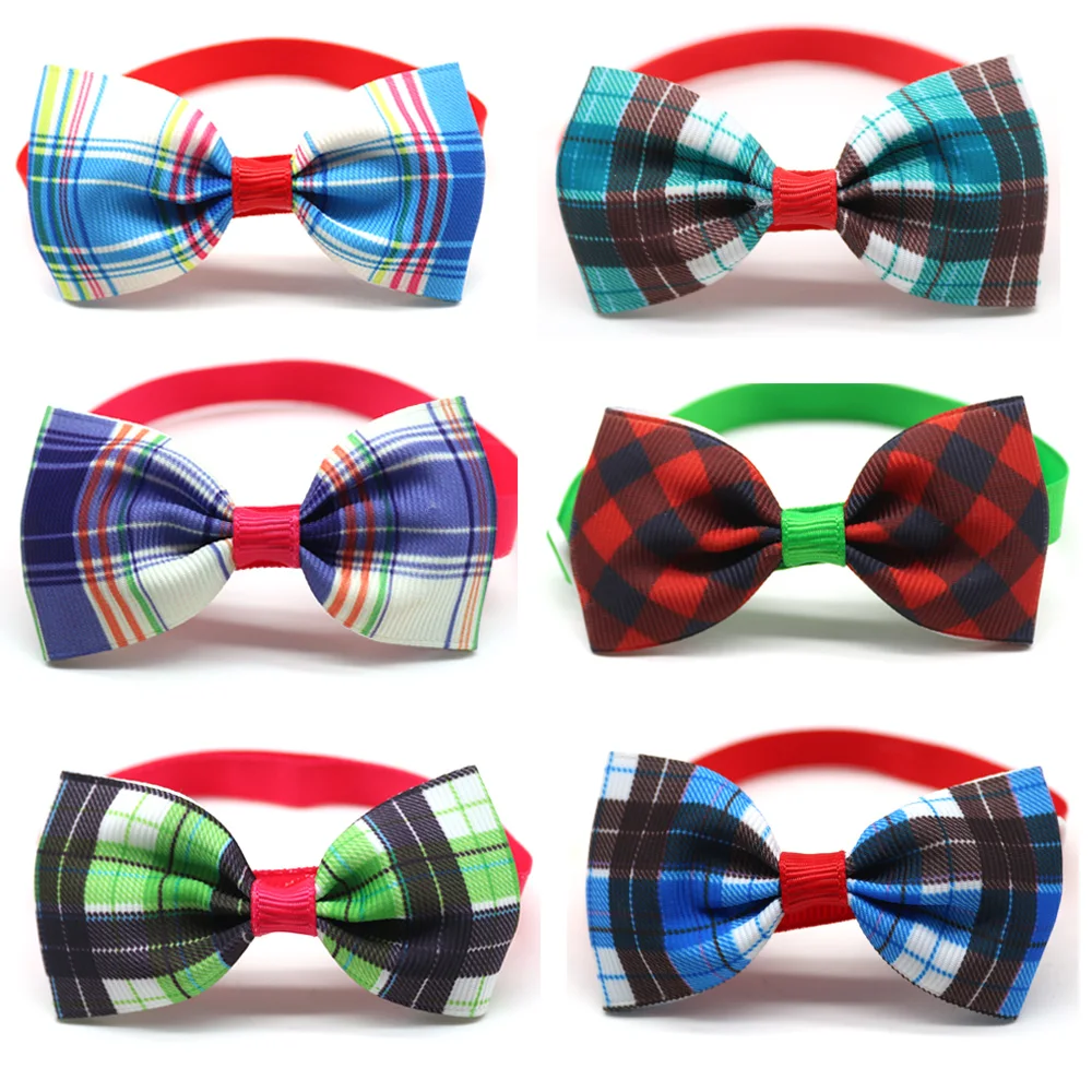 50/100pcs Dog Bowtie Small Dog Bowtie Bulk Dog Accessories Dog Fashion Bow Tie Pet Supplies Pet Bow Tie Collars for Small Dogs