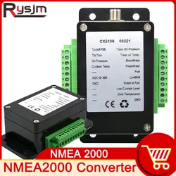 HD NMEA 2000 Starter Kit Balck NMEA2000 Converter For Marine Boat Yacht Tank Gauge CX5106 CX5010 0.5 Meter Line Accessories Tool
