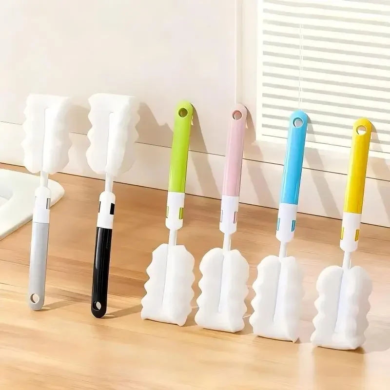 1/6/10 Pcs Cup Brush Bottle Brush Insulated Cup Sponge Brush Replacement Head in Stock Cleaning Brush Daily Necessities