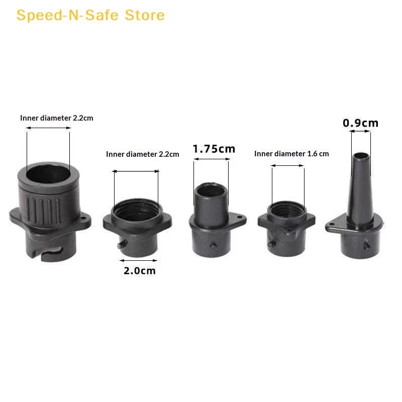 Air Valve Adaptor Kit Multi-Purpose Universal Inflation Adapter for SUP Board Kayak Paddle Boat Surfing Travel